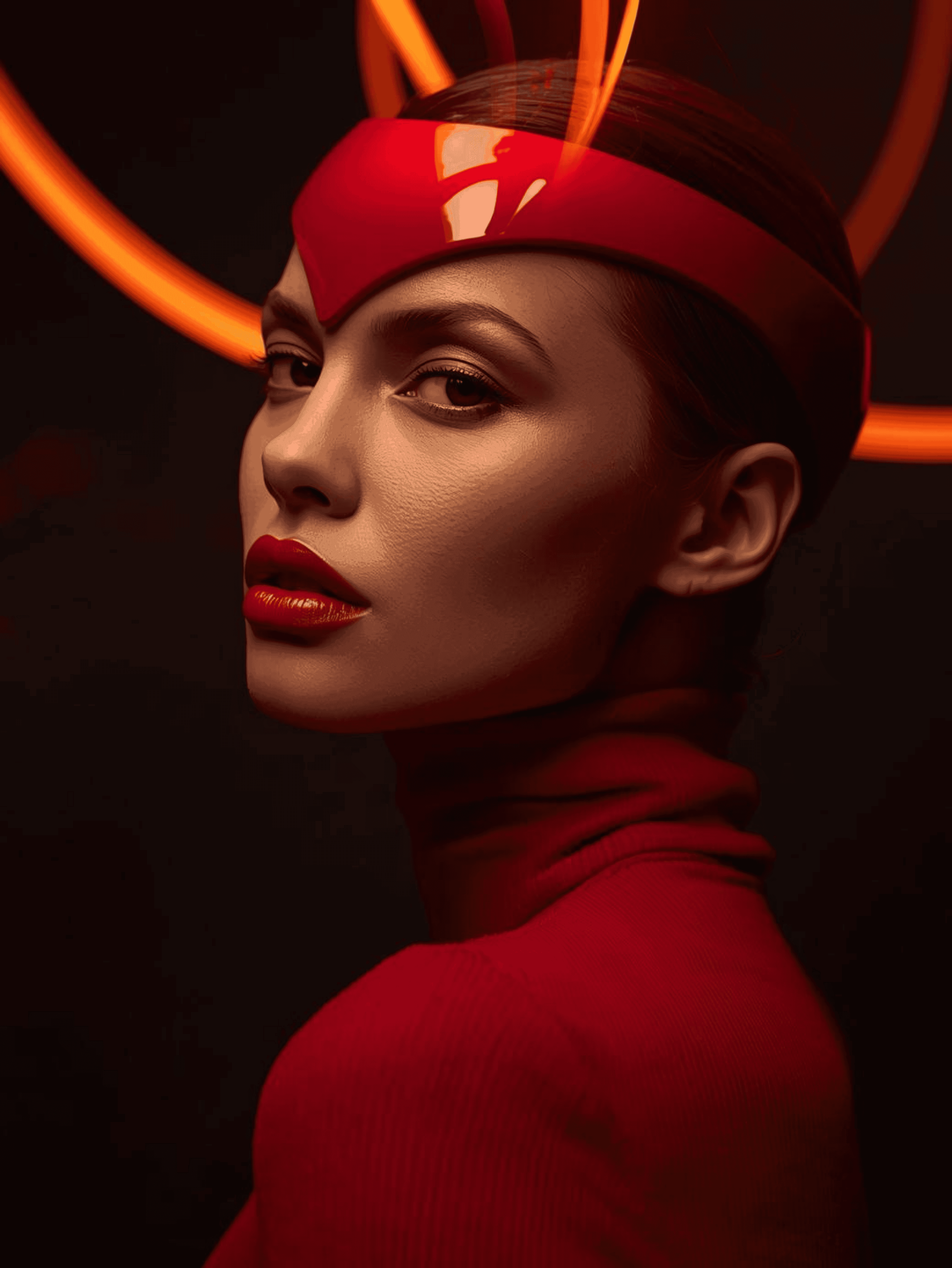 Sienna aesthetic portrait